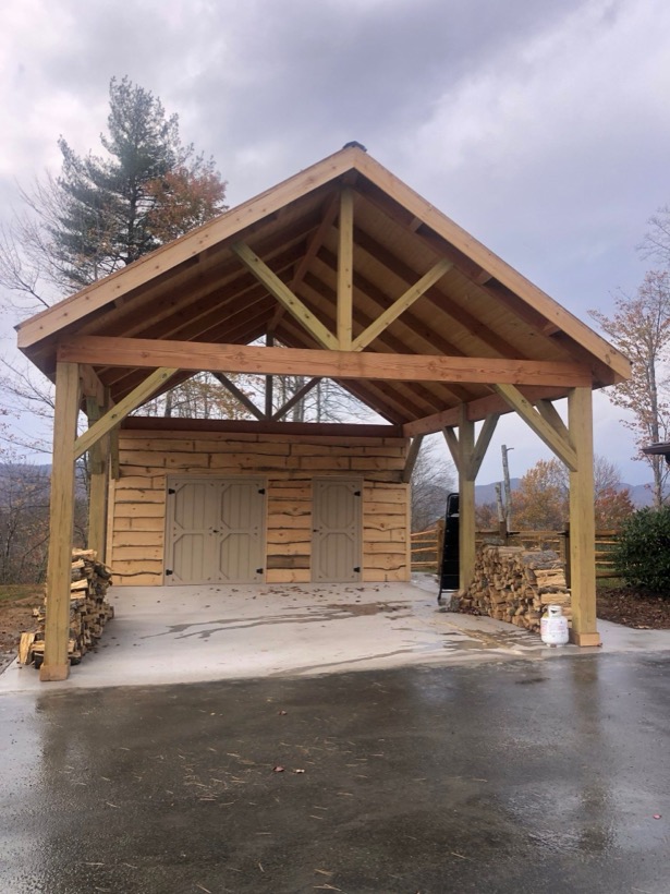 Outdoor Structure built by Mountain Fence & Deck in Western North Carolina