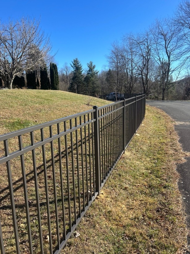 Aluminum Fence built by Mountain Fence & Deck in Western North Carolina