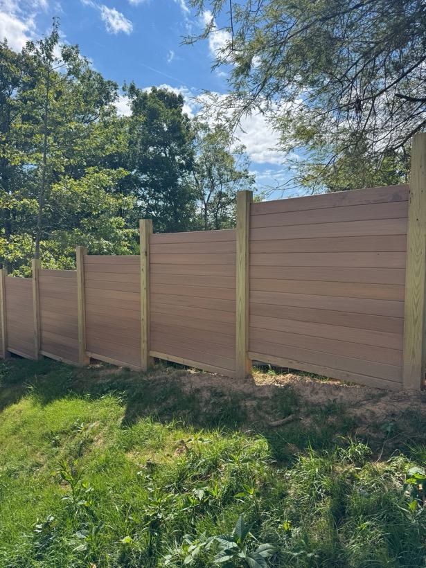 Fence work in Candler