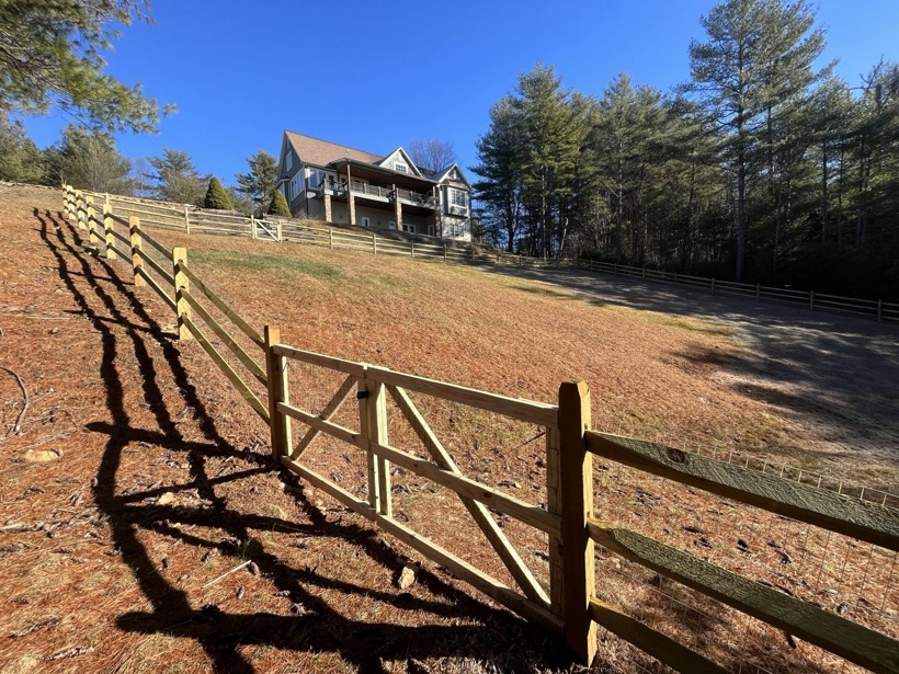 Fence and deck work in Todd