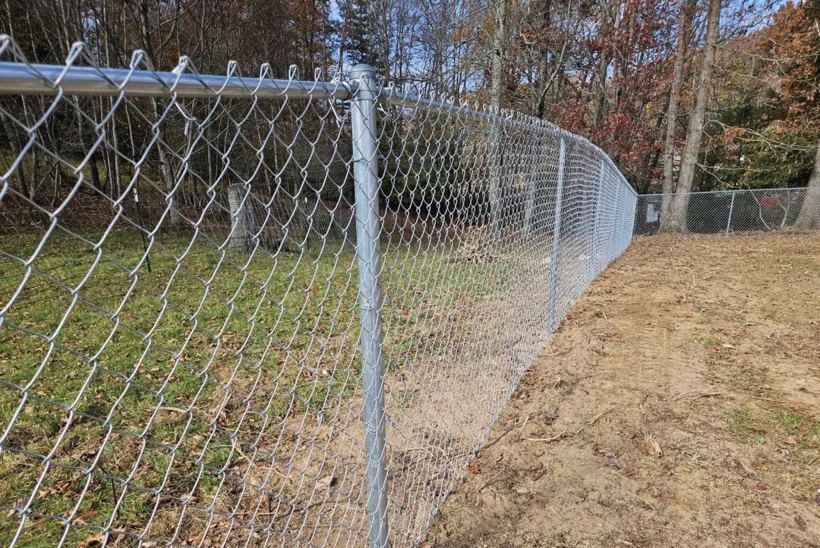 Chain Link Fence by Mountain Fence and Deck