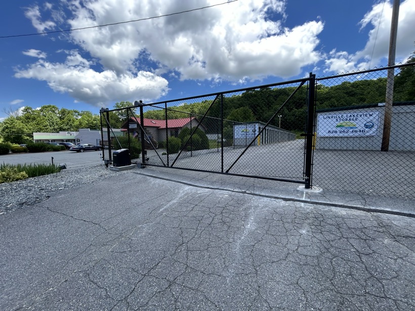 Custom Gate built by Mountain Fence & Deck in Western North Carolina