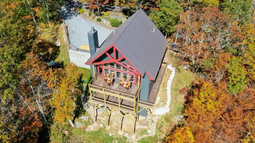 Deck installed by Mountain Fence & Deck in the High Country, NC