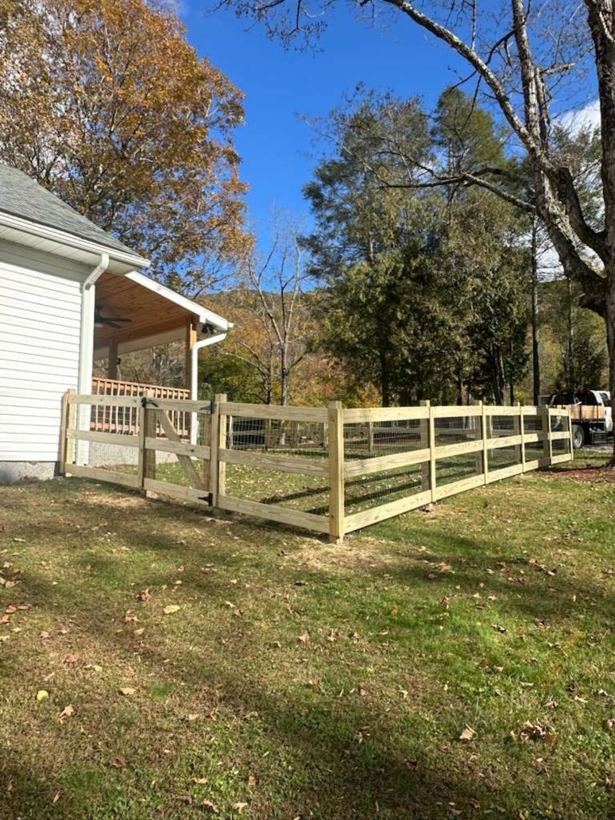 Deck Board Fence by Mountain Fence and Deck