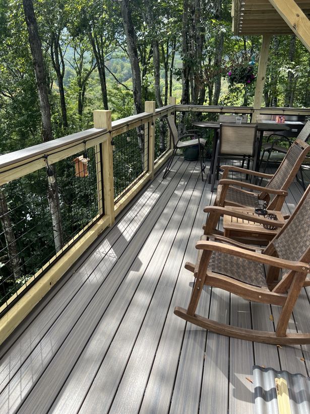 Custom Deck by Mountain Fence and Deck