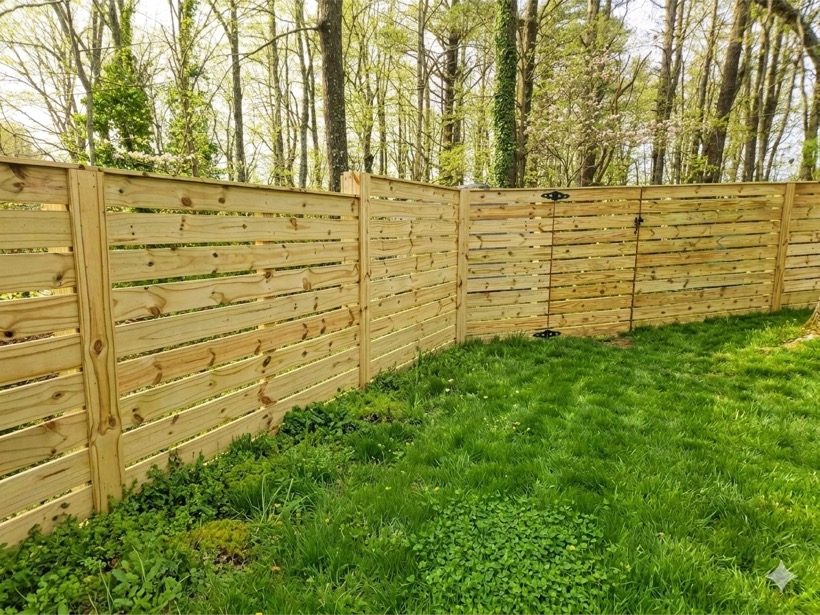 Fence and deck work in Morganton