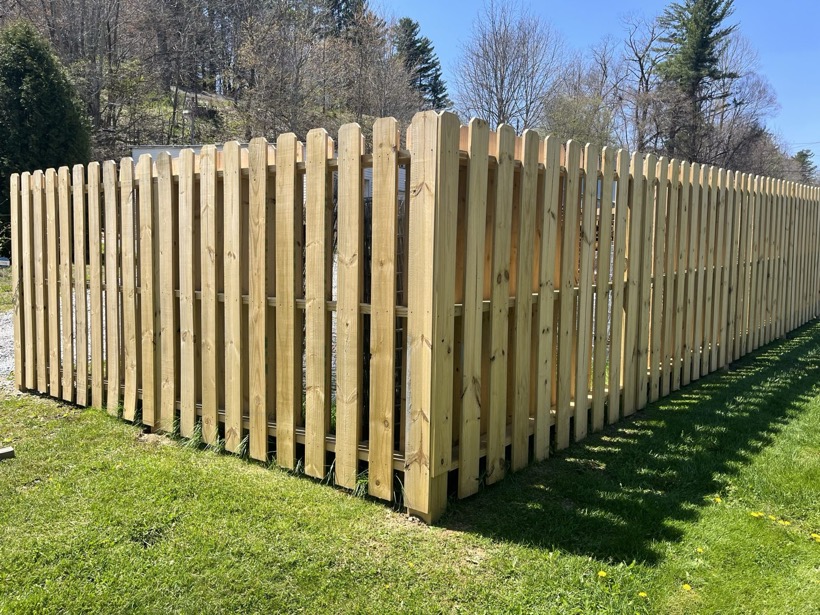 Privacy Fence installed by Mountain Fence & Deck in the High Country, NC