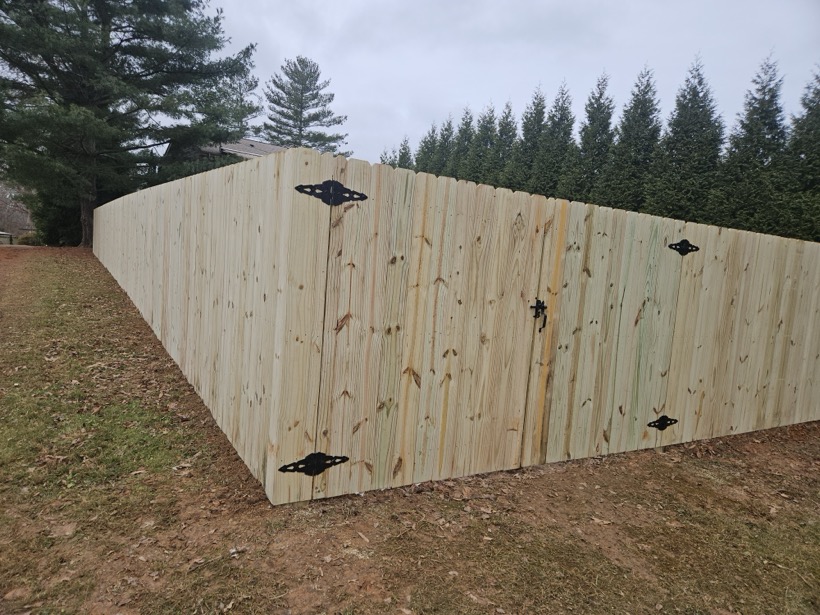 Fence work in Fletcher