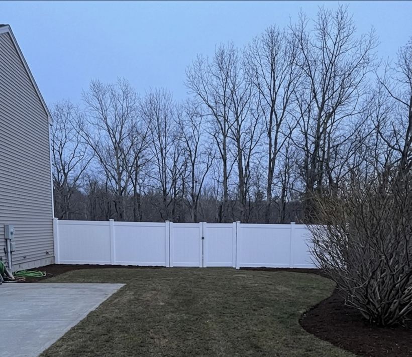 Vinyl Fence by Mountain Fence and Deck